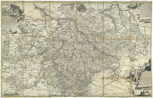 Lot 248, Auction  104, Lotter, Tobias Conrad, Aller Neueste Chursaechsische Post Charte darinnen des Churfürstenthum Sachsen 