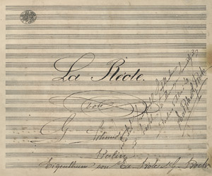 Los 357 - Schmidt, Gustav Friedrich - "La Réole" (Vollständige Partitur der Oper). Deutsche Handschrift auf Papier - 0 - thumb