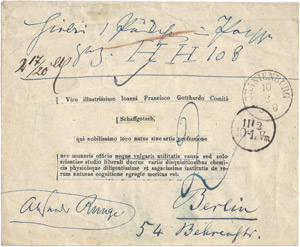Los 2533 - Runge, Friedlieb Ferdinand - 5 Briefe - 0 - thumb