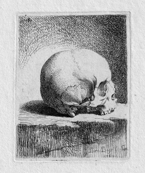 Lot 5272, Auction  112, Bossi, Benigno, Ein Totenschädel