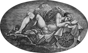 Los 5661 - Primaticcio, Francesco - nach - Eine Gottheit in einem Wagen. - 0 - thumb