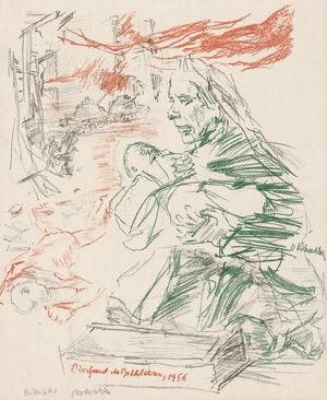 Los 7203 - Kokoschka, Oskar - L'enfant de Betléem (Madonna im Straßenkampf) - 0 - thumb