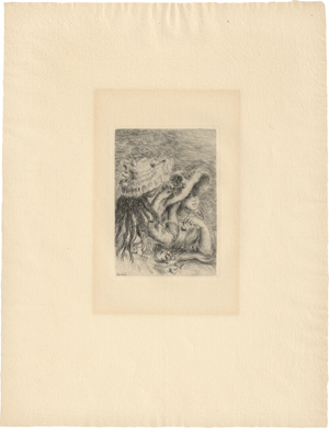 Lot 7371, Auction  116, Renoir, Pierre-Auguste, Le chapeau épinglé (La fille de Berthe Morisot et sa cousine) 3e planche