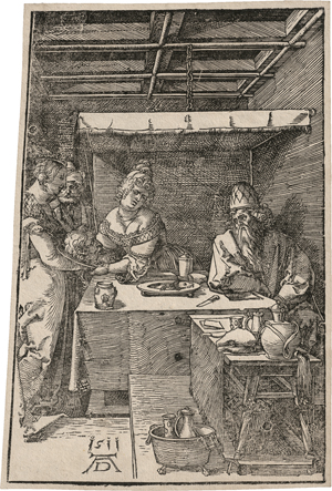 Lot 5563, Auction  122, Dürer, Albrecht, Enthauptung Johannes des Täufers; Herodias empfängt das Haupt des Johannes