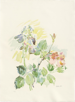 Lot 8142, Auction  122, Kokoschka, Oskar, Schwertlilien mit Rosen