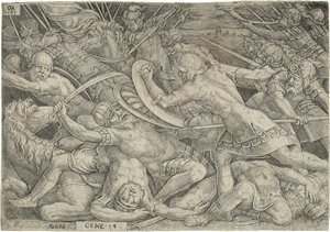Lot 5801, Auction  123, Massys, Cornelis, Abraham im Kampf gegen die Armee von König Kedorlaomer 