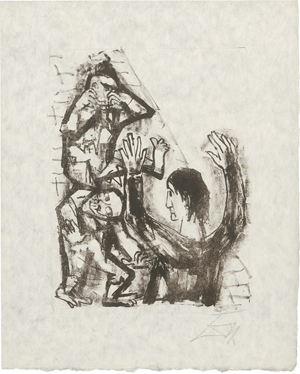 Lot 7024, Auction  123, Dix, Otto, Die Heilung zweier Besessener