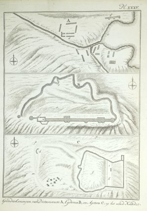 Los 19 - Pococke, Richard - Beschryving van het Oosten. 6 Bände. Utrecht, Paddenburg, 1776-1786. - Erste holländische Ausgabe - 7 - thumb