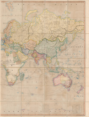 Los 7 - Dower, John und Teesdale, Henry - New Chart-World. London, H. Teesdale, 1856. - Frühe Ausgabe - 1 - thumb