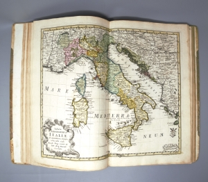 Los 8 - Euler, Leonhard - Geographischer Atlas. Berlin, Michael, 1760. - Erste deutsche Ausgabe, um 4 Karten vermehrt - 2 - thumb