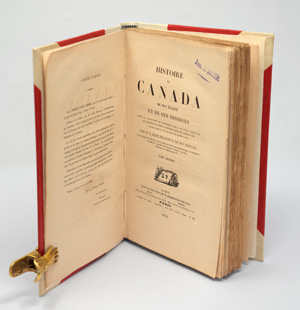 Lot 44, Auction  125, Brasseur de Bourbourg, Charles Etienne, Histoire du Canada, de son église et de ses missions. Paris, Plancy, 1852