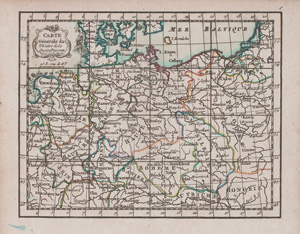 Lot 185, Auction  125, Rizzi-Zannoni, Giovanni Antonio, Atlas géographique et militaire. Paris, Lattré, (1762 oder 1763). - Taschenatlas