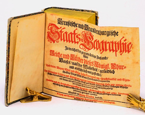 Lot 204, Auction  125, Abel, Kaspar, Preußische und Brandenburgische Staats-Geographie. Leipzig und Stendal, E. H. Campe, 1711