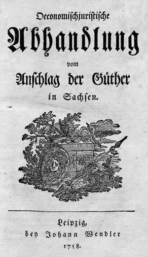 Los 463 - Bennigsen, Rudolph Chr. von - Oeconomischjuristische Abhandlung vom Pacht. Leipzig, Wendler, 1759-1761 - 0 - thumb