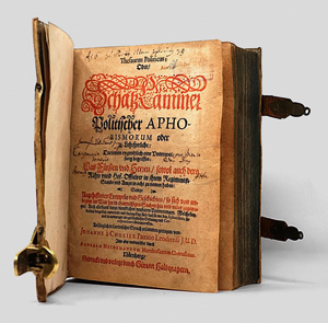 Los 467 - Chokier, Jean de - Thesaurus Politicus. Nürnberg, Halbmayern, 1624. - Wohl erste deutsche Ausgabe - 0 - thumb