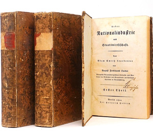 Los 476 - Lueder, August Ferdinand - Ueber Nationalindustrie und Staatswirtschaft. Berlin, H. Frölich, 1801-1804. - Erste Ausgabe. "Hauptwerk, in welchem er (Lüder) seine Stellung in der Geschichte dieser Wissenschaft verdankt"  - 0 - thumb