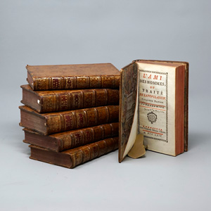 Los 478 - Mirabeau, Victor de Riquetti - L'Ami des hommes. Hamburg, C. Herold, 1760-1764 - 0 - thumb