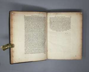 Los 711 - Aristoteles - Organon (graece). Frankfurt, Thomas Guarin für Andreas Wechel, 1577. - Korrigierter Nachdruck der Ausgabe Paris 1562, mit dem lateinischen Vorwort - 4 - thumb