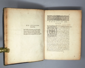 Los 711 - Aristoteles - Organon (graece). Frankfurt, Thomas Guarin für Andreas Wechel, 1577. - Korrigierter Nachdruck der Ausgabe Paris 1562, mit dem lateinischen Vorwort - 5 - thumb