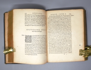 Los 711 - Aristoteles - Organon (graece). Frankfurt, Thomas Guarin für Andreas Wechel, 1577. - Korrigierter Nachdruck der Ausgabe Paris 1562, mit dem lateinischen Vorwort - 6 - thumb