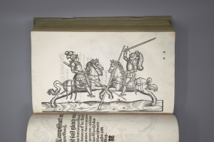 Los 740 - Grisone, Federico - Künstlicher Bericht und allerzierlichste beschreybung. Augsburg, Michael Manger für Georg Willer, 1580. - Dritte Auflage - 7 - thumb