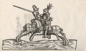 Los 740 - Grisone, Federico - Künstlicher Bericht und allerzierlichste beschreybung. Augsburg, Michael Manger für Georg Willer, 1580. - Dritte Auflage - 1 - thumb