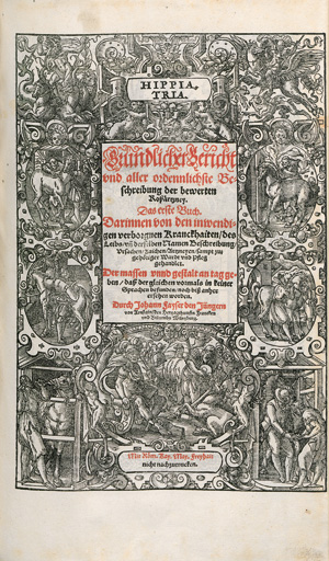 Los 740 - Grisone, Federico - Künstlicher Bericht und allerzierlichste beschreybung. Augsburg, Michael Manger für Georg Willer, 1580. - Dritte Auflage - 2 - thumb
