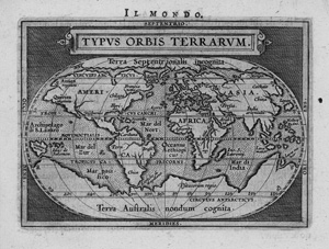 Los 761 - Ortelius, Abraham - Theatro d'Abraham Ortelio, ridotto. Antwerpen, Philippe Galle, 1593. - Erste Ausgabe der verkleinerten Version von "Theatrum orbis terrarum" im Querformat - 1 - thumb