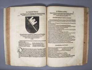 Los 774 - Rüxner, Georg - Anfang, ursprung und herkomen des Thurniers inn Teutscher nation. Simmern, H. Rodler, 1532 - Zweite Ausgabe des zuerst 1530 ebenda erschienen berühmten Turnierbuchs - 5 - thumb
