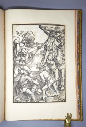 Los 779 - Schäufelein, Hans und Pinder, Ulrich - Speculum passionis domini nostri Ihesu christi. Daraus 17 Holzschnitte. Nürnberg wohl 1507 - Prachtvolle Drucke - 11 - thumb