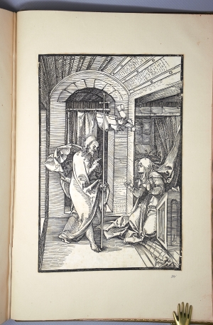 Los 779 - Schäufelein, Hans und Pinder, Ulrich - Speculum passionis domini nostri Ihesu christi. Daraus 17 Holzschnitte. Nürnberg wohl 1507 - Prachtvolle Drucke - 12 - thumb