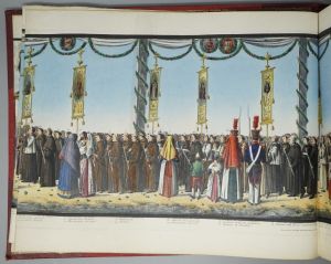 Los 858 - Busuttil, Salvatore - Origine e istituzione della processione del Corpus Domini. Rom, D. Minelli, um 1838 - 5 - thumb