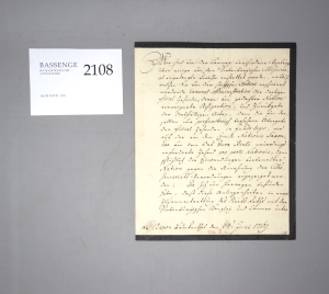 Los 2108 - Maria Theresia, röm.-dt. Kaiserin - Brief an den Baron Bruckenthal - 2 - thumb