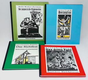 Lot 3037, Auction  125, Berliner Handpresse, Konvolut von 4 signierten Werken. Berlin 1997-1999