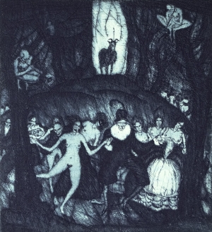 Los 3085 - Ewers, Hanns Heinz und Eggeler, Stefan - Meine Mutter die Hex. Berlin, Sieben Stäbe bzw. Wien, Frisch, 1923. - Eines von 300 signierten Exemplaren - 4 - thumb