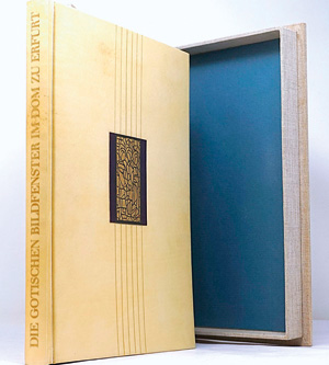 Lot 3116, Auction  125, Goern, Hermann, Die gotischen Bildfenster im Dom zu Erfurt. Dresden, Verlag der Kunst, 1961. - Bibliophiler Handeinband