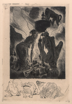 Lot 3120, Auction  125, Goethe, Johann Wolfgang von, Faust. Traduite par Gérard de Nerval. Mit Radierungen von J.-G. Daragnès. Paris 1924. - Eines von 12 Exemplaren der Vorzugsausgabe auf Japan