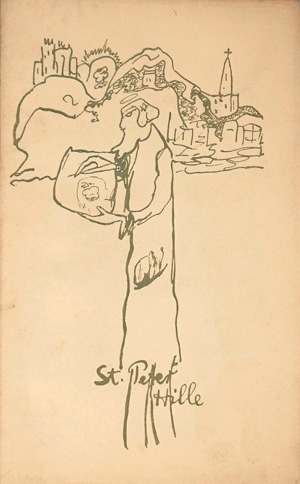 Los 3213 - Lasker-Schüler, Else - Briefe Peter Hilles. Berlin, P. Cassirer, 1921 - 0 - thumb