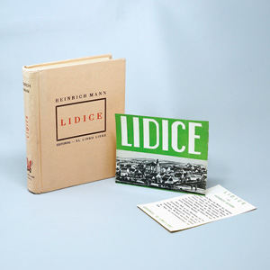 Los 3234 - Mann, Heinrich - Lidice. Mexico, El Libro Libre, 1943. - Erste Ausgabe mit fragm. Schutzumschlag - 0 - thumb