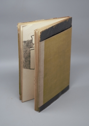 Los 3311 - Rodenbach, Georges - Les tombeaux. Paris 1895. - Mit Holzschnitten von J. Pitcairn-Knowles - 2 - thumb