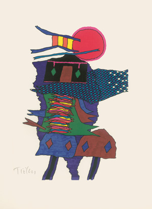 Lot 3374, Auction  125, Trökes, Heinz, Augenreise. Berlin, Rembrandt-Verlag, 1968. - Mit 12 Serigraphien. 75 Exemplare