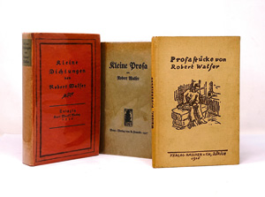 Lot 3412, Auction  125, Walser, Robert, Prosa. 3 Werke, davon 2 in erster Ausgabe. 1915-1917