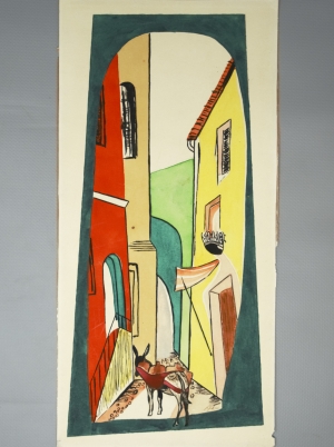 Los 3428 - Ziegs, Kurt - Künstlerischer Teilnachlass. Mit 34 Original-Entwürfen und Zeichnungen. Meist Darmstadt 1915-1970 - 15 - thumb