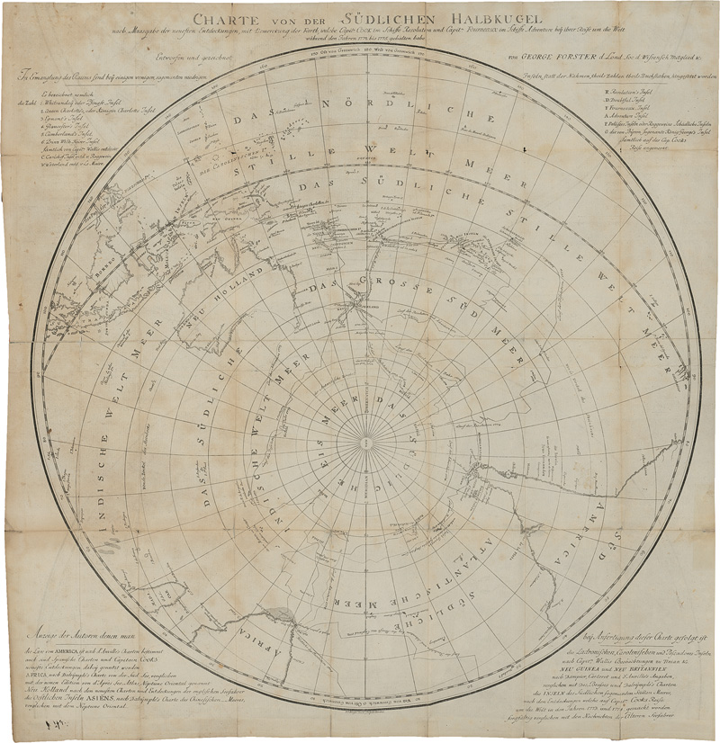 Lot 9, Auction  125, Forster, Johann Reinhold, Bemerkungen über Gegenstände der physischen Erdbeschreibung. Berlin, Haude und Spener, 1783. - Erste deutsche Ausgabe