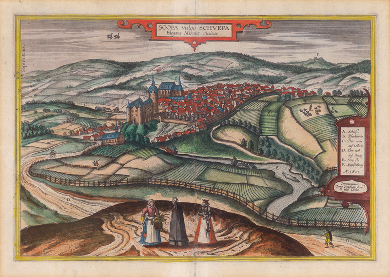 Lot 98, Auction  125, Hogenberg, Frans und Braun, Georg, 5 Ansichten aus "Civitates orbis terrarum". Köln 1575-1620