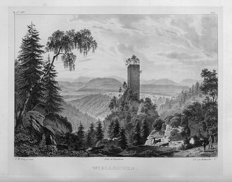 Lot 184, Auction  125, Ring, Maximilian de, Vues pittoresques des vieux chateaux de l’Allemagne. Straßburg, F. G. Levrault, 1829
