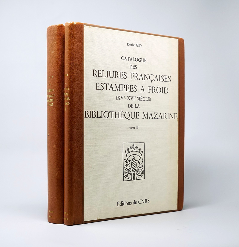 Lot 495, Auction  125, Gid, Denise, Catalogue des Reliures Françaises estampées. 2 Bände. Paris 1984