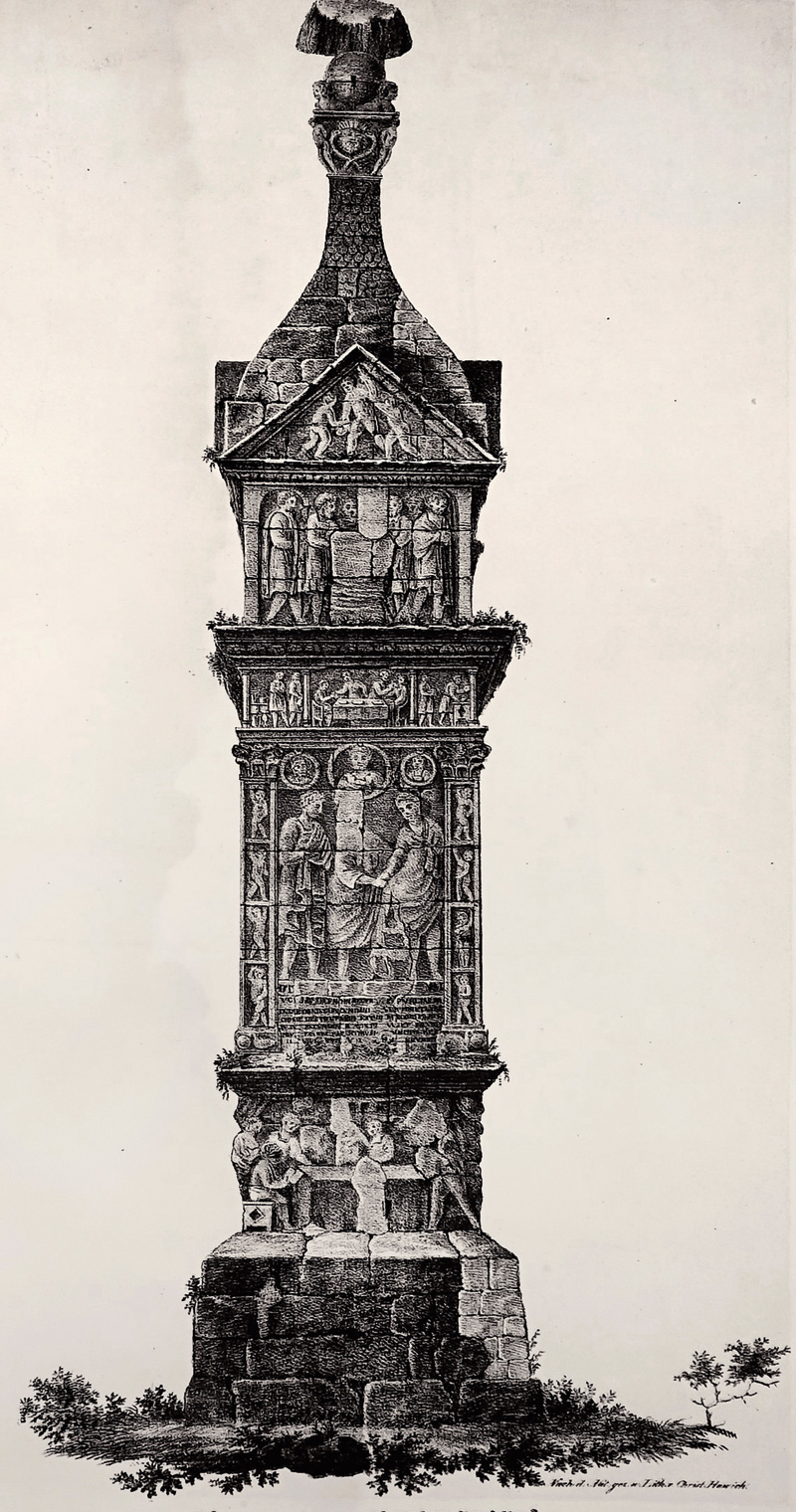 Lot 881, Auction  125, Hawich, Christoph, Abbildung des Römischen Monuments in Igel. Trier, Selbstverlag, 1826. - Seltene einzige Ausgabe