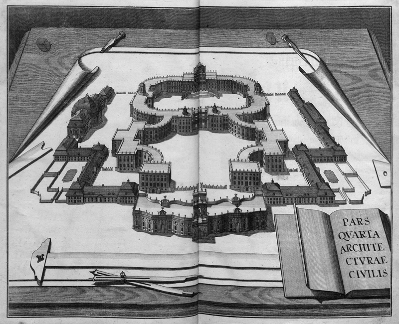 Lot 893, Auction  125, Penther, Johann Friedrich, Ausführliche Anleitung zur bürgerlichen Bau-Kunst. Augsburg, J. A. Pfeffel, 1744-1748. - Vollständige Reihe
