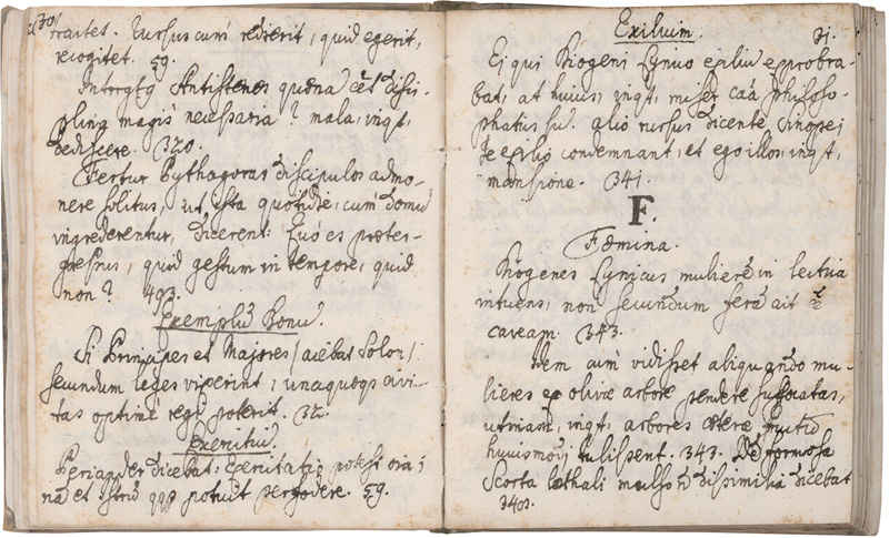 Lot 1062, Auction  125, Laertius, Diogenes, Ex Läertio de vitis philosophorum. 